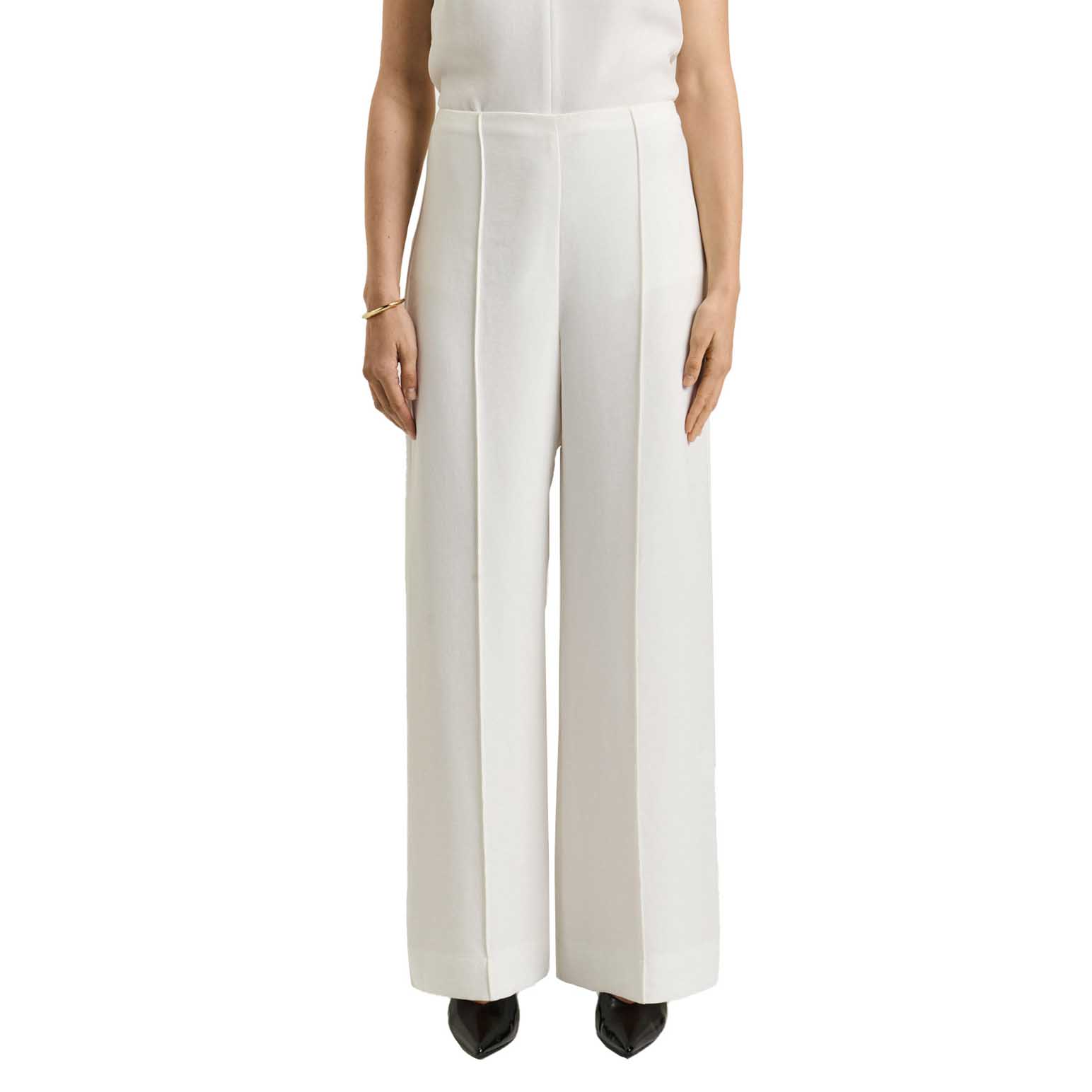 Veronika Maine Double Crepe Wide Leg Pants